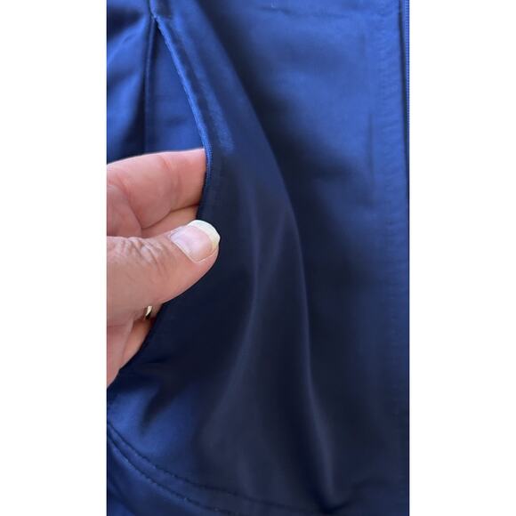 VTG Y2K Adidas 3 Stripe Jacket Trefoil Track Blue Orange FL GATORS Satin Women S - Picture 10 of 13